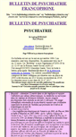 Mobile Screenshot of bulletindepsychiatrie.com